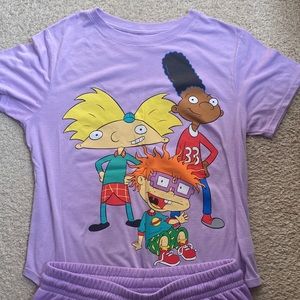 Purple 2 set Nickelodeon piece